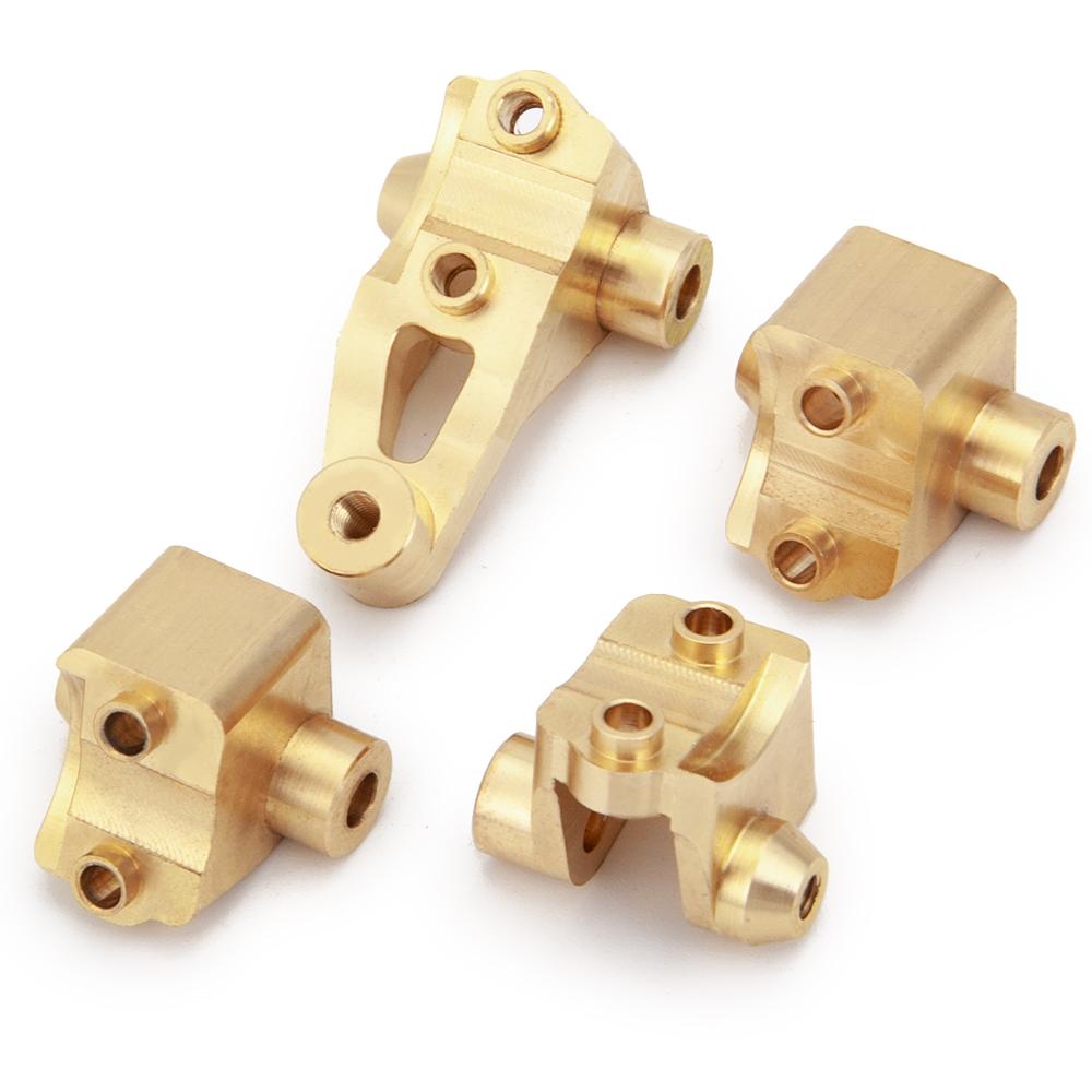 YEAHRUN Brass Axle Mount Suspension Links Stand for 1/10 RC Crawler Car TRX4 TRX6 Upgrade Parts