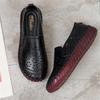 Fashion Handmade Ladies Shoes 2024 Spring Retro Genuine Leather Flat Shoes Women Soft Bottom Casual Shoes Footwear Size 35-42