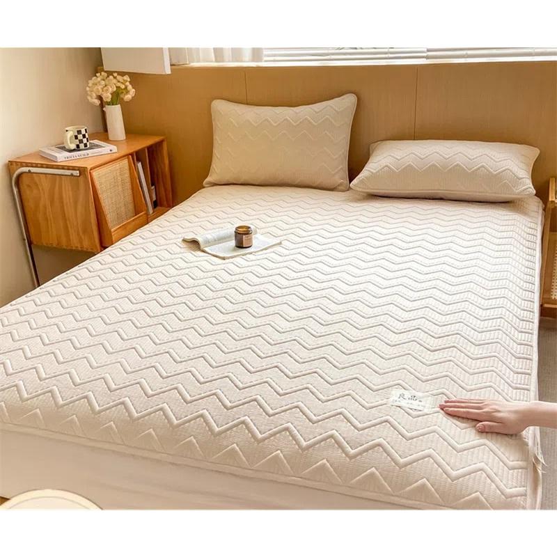 Class A Soybean Quilted Bed Sheet Thickened Dustproof Bedspread Simmons Protective Cover Pure Cotton Mattress Cover