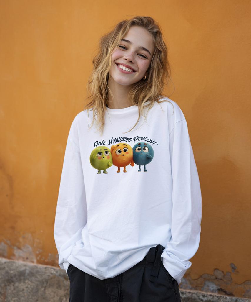 ONEHUNDREDPERCENT FOR WOMAN Ohpxjoy Kong-Al-I Basic Long Sleeve T-Shirt