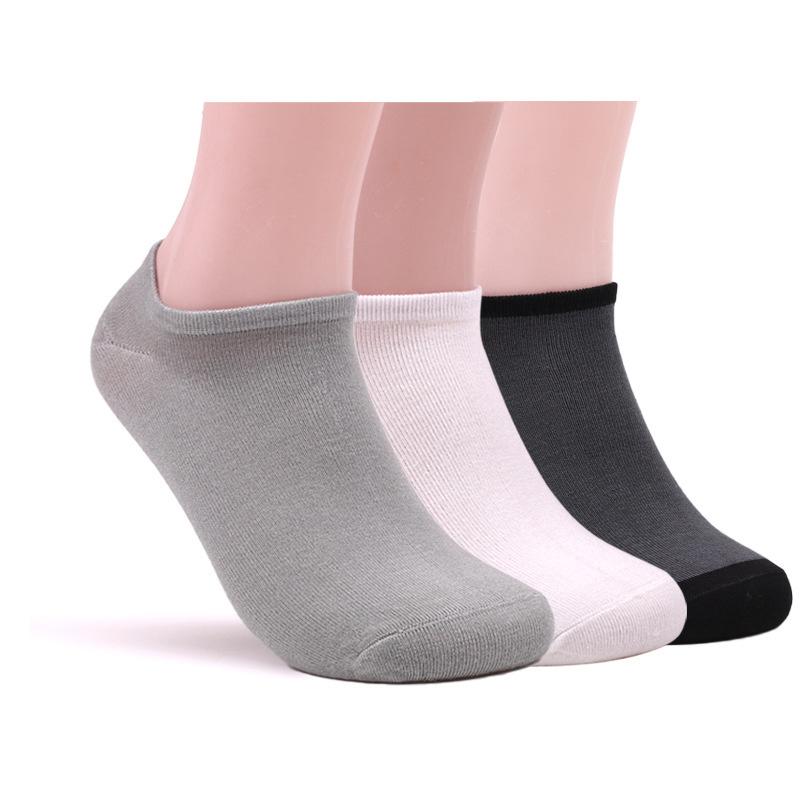 5 Pairs High Quality Men's Bamboo Fiber Socks Business Short Breathable Ankle Socks Male Boat Socks EU38-45