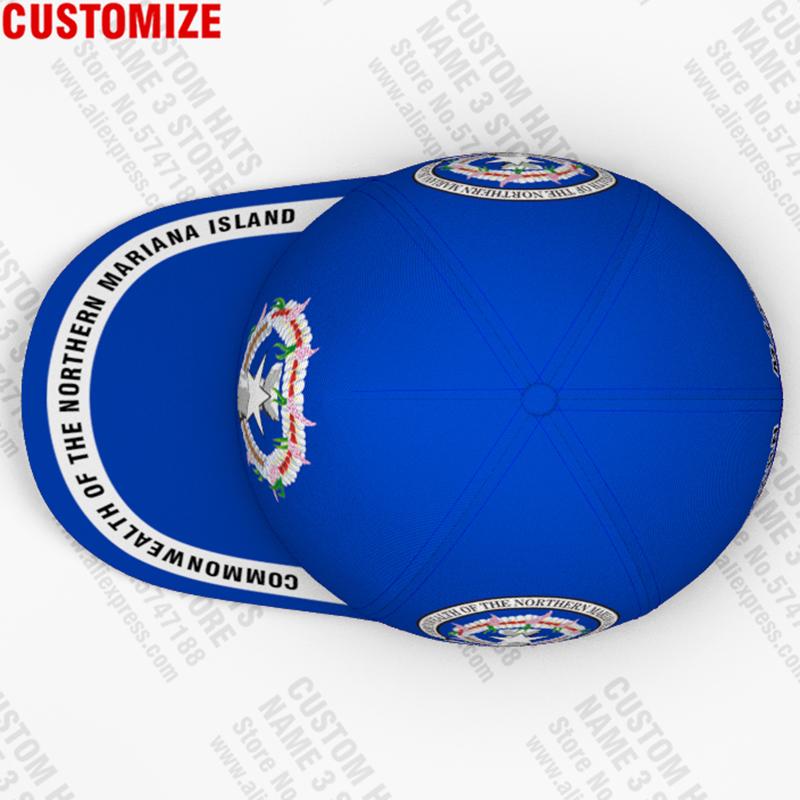 Northern Mariana Island Baseball Cap Free 3D Custom Made Name Team Game Logo Mp Hat Mnp Travel Fishing Cnmi Island Flag Headgear