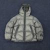 Mens Oversized Hooded Puffer Jacket Streetwear Cotton Parka Loose Fit Winter Coat In Black Gray Green Blue