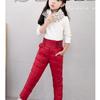Casual Kids Boys Girls Winter Pants High Waist Padded Warm Trousers Teens Waterproof Ski Thick Pants