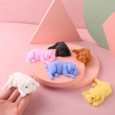 Taba Squishy Dogs Soft Kawaii Dog Squeeze Stress Relief Sensory Toys Novelty Fidget Toy for Adults Teenage Holiday Gifts