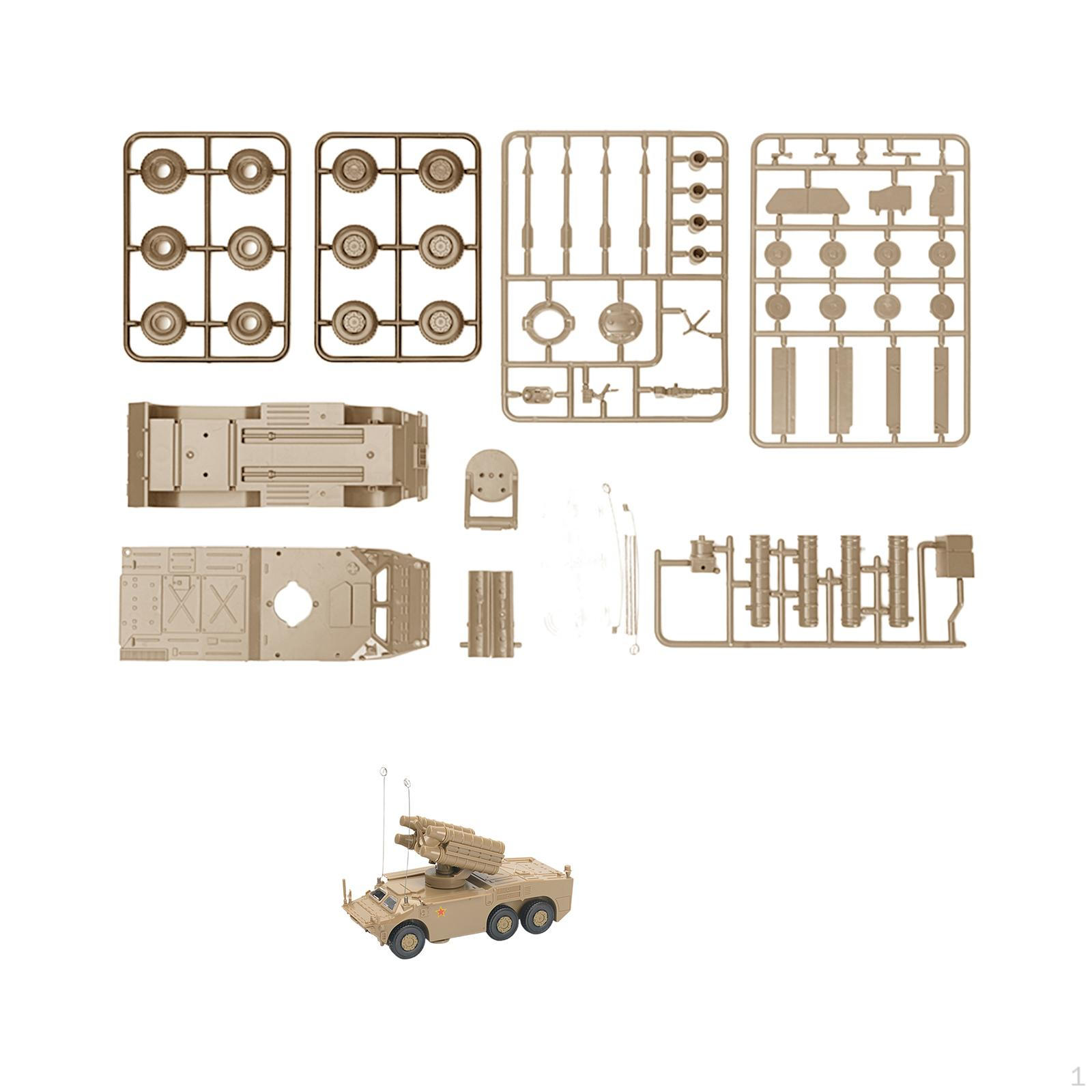 

1/72 Бронемашина Строительство 4D Сборка Симуляция Настольный Декор Транспортный Грузовик Игрушка для