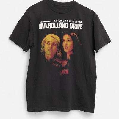 David Lynch Mulholland Drive T-Shirt Movie Vintage Film Tee S-5XL