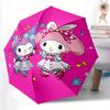1pc My Melody, Kuromi Auto Umbrella - 8-Rib Foldable Design, Outdoor Adventures, and Family Celebrations, Durable Canopy Material Y250827134