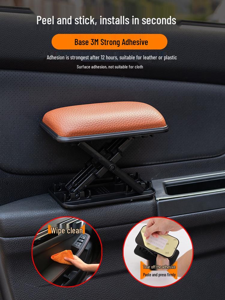 Qoros 3/5 Center Console Armrest Support Pad - Universal Car Accessory for Men and Women.