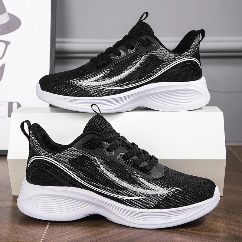 Fashion 2025 Summer Women's Mesh Shoes Lightweight Sneakers Breathable Thick Sole Comfortable Casual Shoes Zapatos De Mujer Chaussure