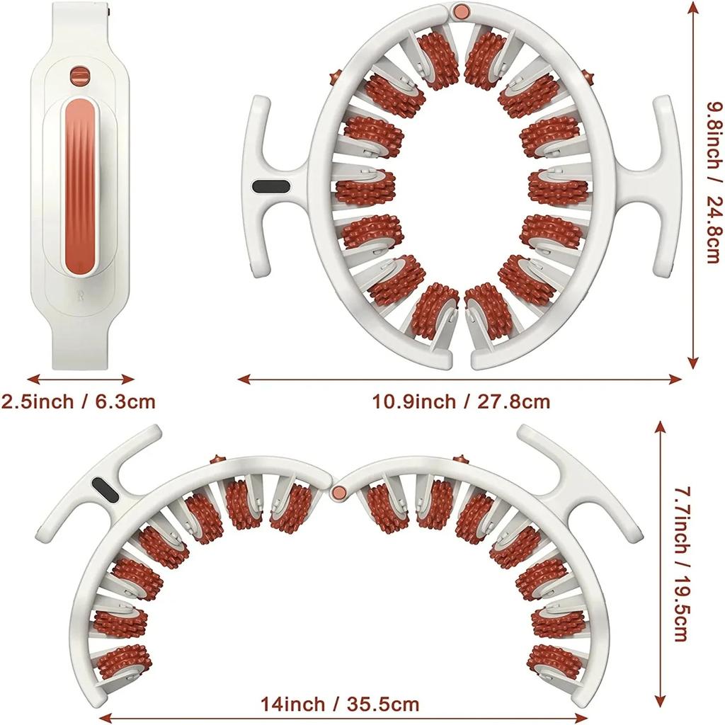 Round Massager Roller For Waist Abdominal Muscles Ring Leg Clip Stovepipe  To Clear The Meridian Portable Cellulite Massage