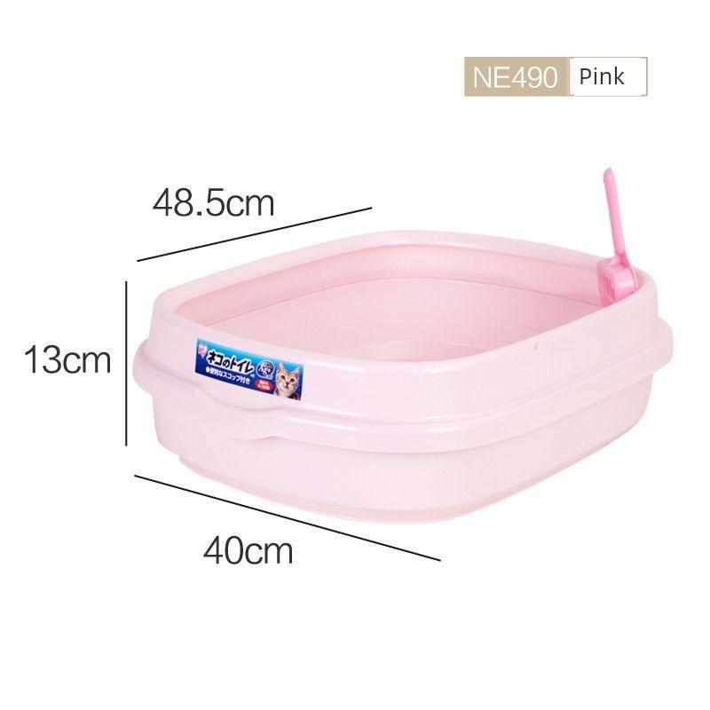 

IRIS Ирис Товары для питомцев Туалетный лоток Кошачий туалет Large 48.5*40.0*13cm pink