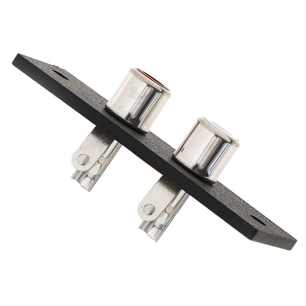 AV Adapter RCA Plate Chassis Socket RCA Jack Connector RCA Terminal Audio RCA Plug Connecting Plug