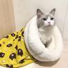 2024 Cat Sleeping Bag for Indoor Cats, Cat Winter Sleeping Bag, Winter Cat Sleeping Bag, 360° Warm Semienclosed Soft Plush