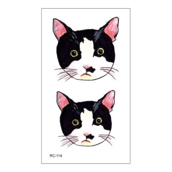 Waterproof Gradient Color Cartoon Temporary Tattoos for Men & Women