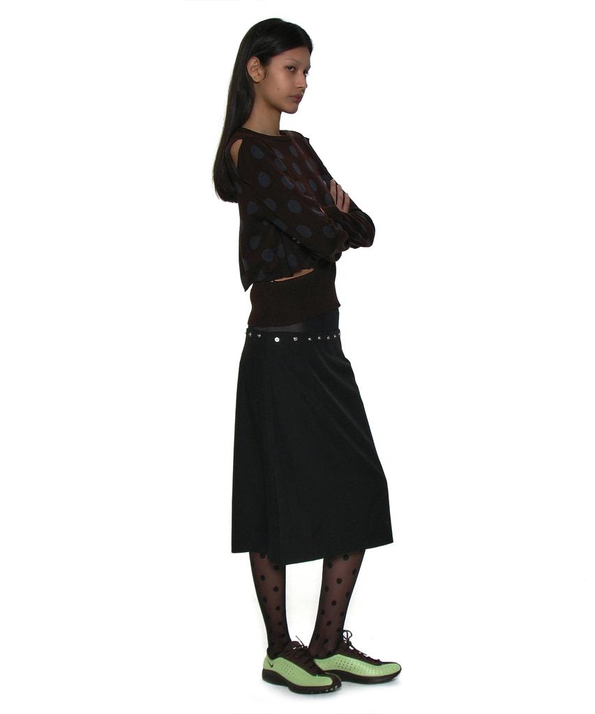 Partimento Woman (Set) Three-Way Transform Pleated Skirt_Black
