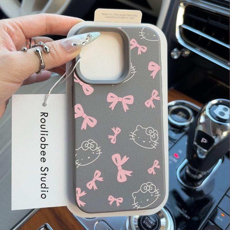 Pink Line Hello Kitty Casing For Samsung Galaxy A57 5G A55 A54 A07 A06 A15 A54 A53 A37 A32 A23 A34 A35 A36 A73 A22 5G Soft Case