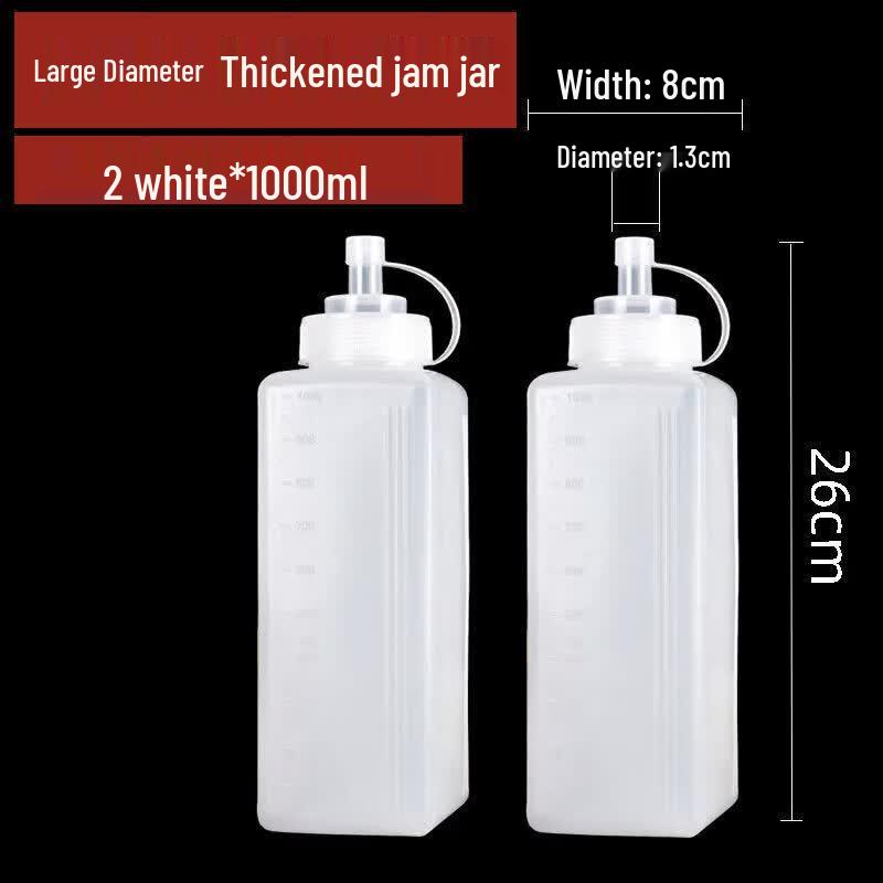 Qiwei 800ml Commercial Plastic Squeeze Sauce Bottle