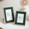 2pcs Minimalist Wooden Photo Frames 7-Inch Vintage Elegant Display Frame for Bedroom Office Living Room Decor Bridal Shops Cafes