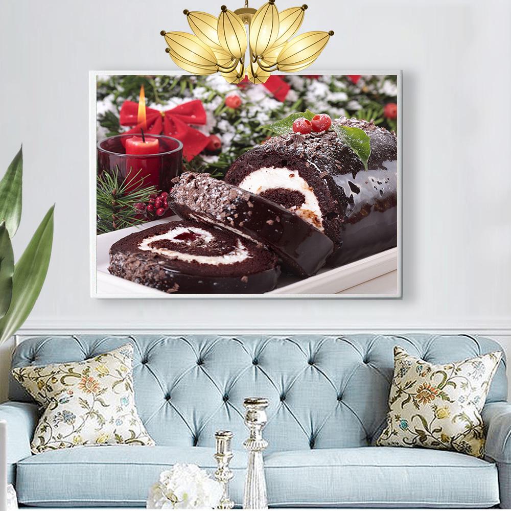 Diamond Painting 5d Diy Cake Home Decor Diamond Embroidery Cross Stitch Food Dessert Mosaic Crystal Picture