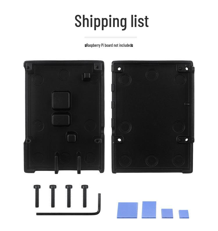 Raspberry Pi 3B/4B Aluminum Alloy Cooling Case