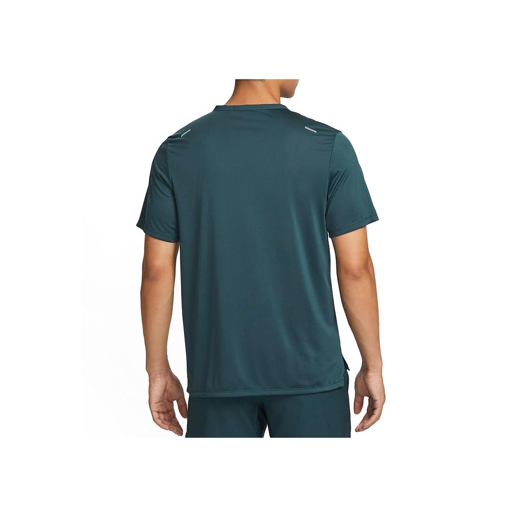 Nike Dri-FIT Rise 365 Solid Color Crew Neck Sports Short Sleeve T-Shirt Men Tops Deep-Jungle-Green CZ9185-328