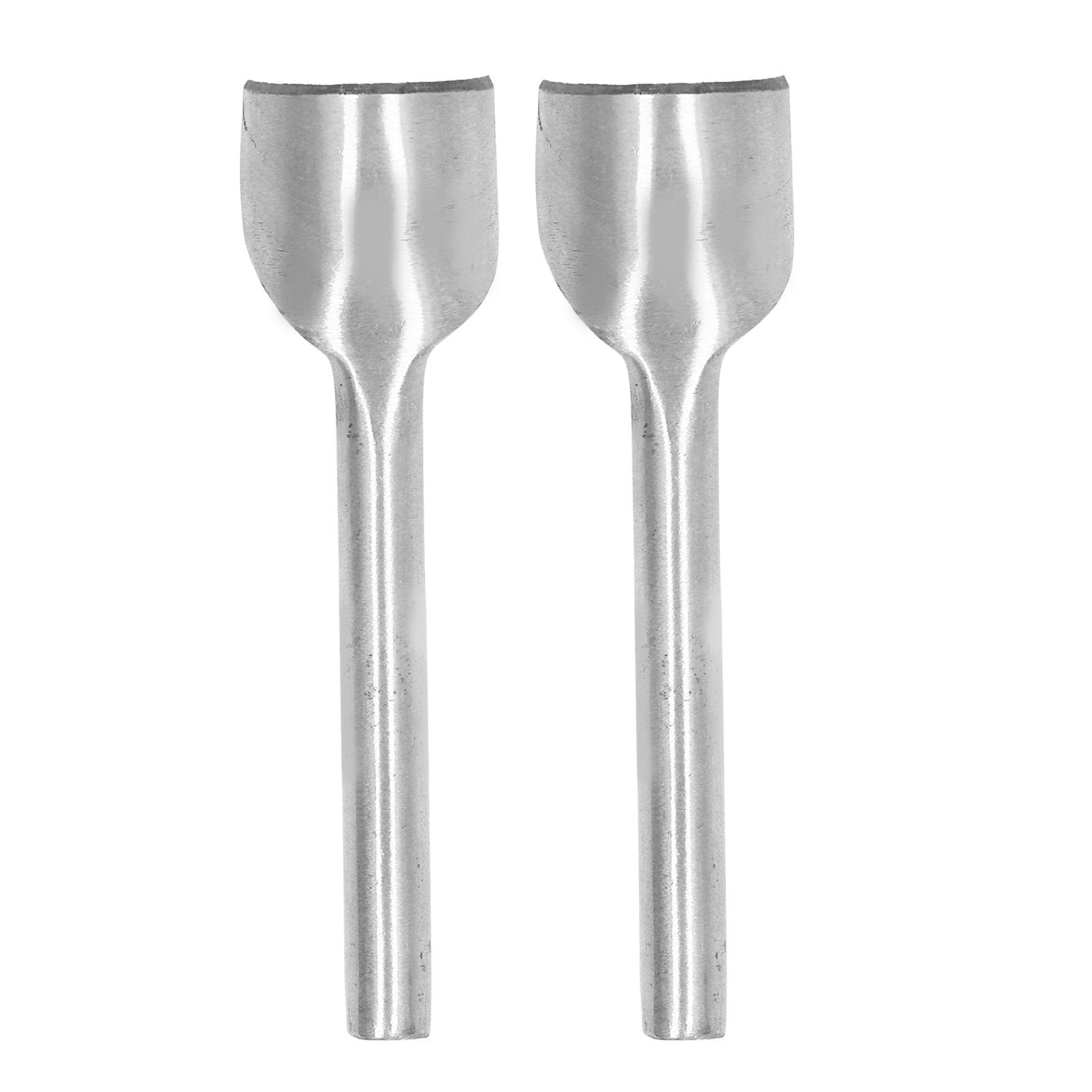 

2Pcs Half Round Leather Cutter Tool Steel Punch Craft Tools Set Kit for Belt Strap25mm
