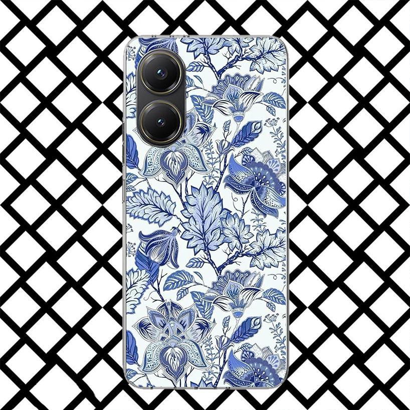 Blue And White Porcelain Phone Case for Xiaomi Poco F7 Ultra X7 X6 X5 Pro X4 Gt M8 M7 Redmi 15 15C 13 13C 12 12C Soft Cover Fund