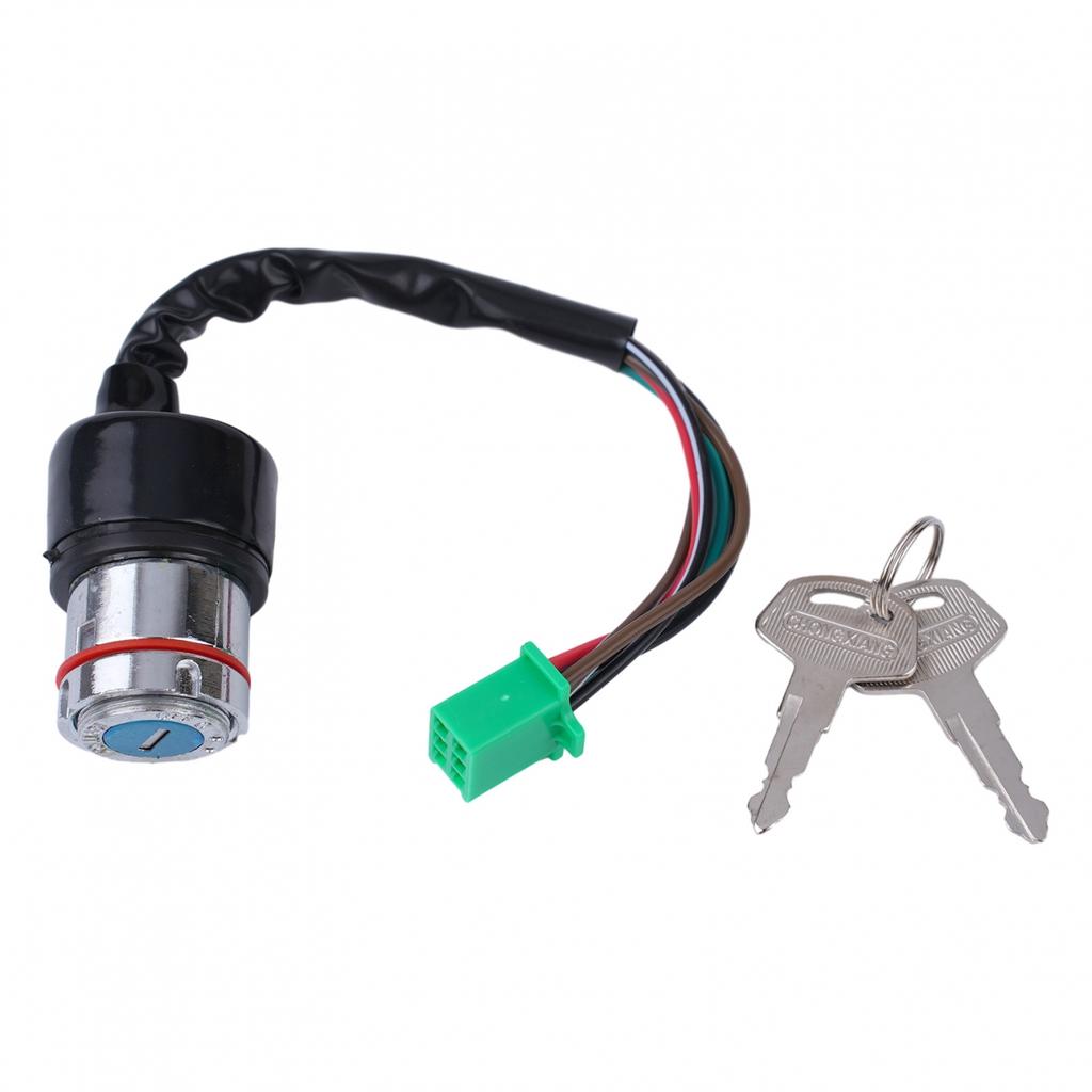 12V Ignition Switch 6 Wire Dirt Bike Accessories Lock Keys Set