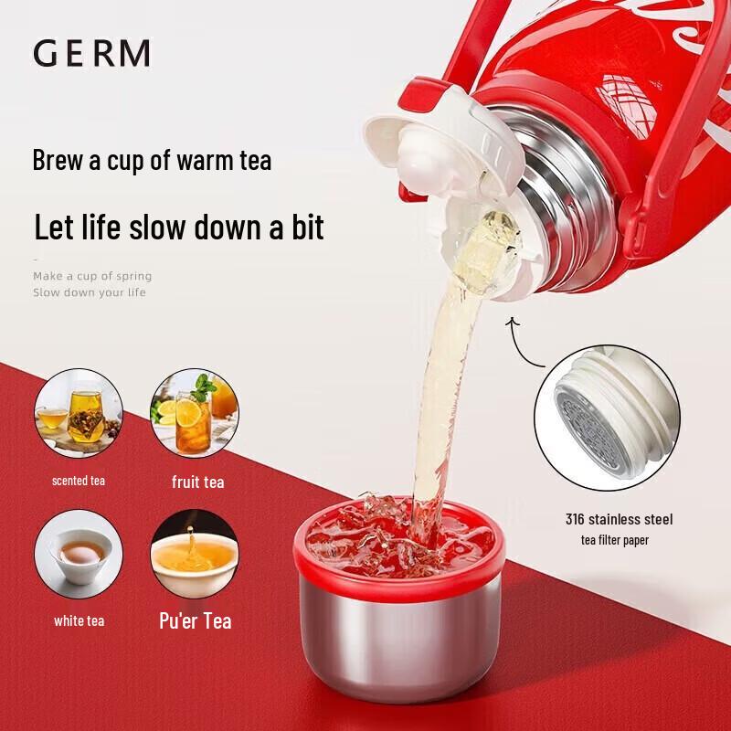 Germ Coca-Cola Rhythm 800ML Insulated Sports Water Bottle