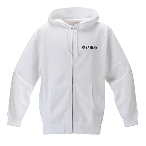 

Yamaha Motor (Yamaha) Zip-Up Hoodie RY3013 White, Size 3L (90792-AE873)