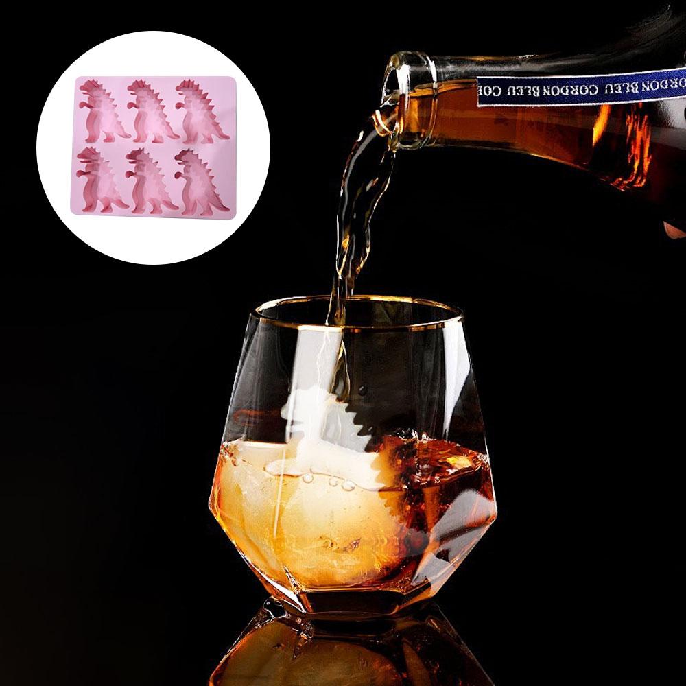 3D Animal Ice Molds 6 Holes Ice Cube Tray Mold Animal Shape Ice Mold Ice Ball Maker Kitchen Bar Utensils Tool Accessories