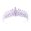 Creative Diamond Tiara Birthday Hair Accessories Wedding Princess Alloy Headband Crown Rhinestone Headband Accessories