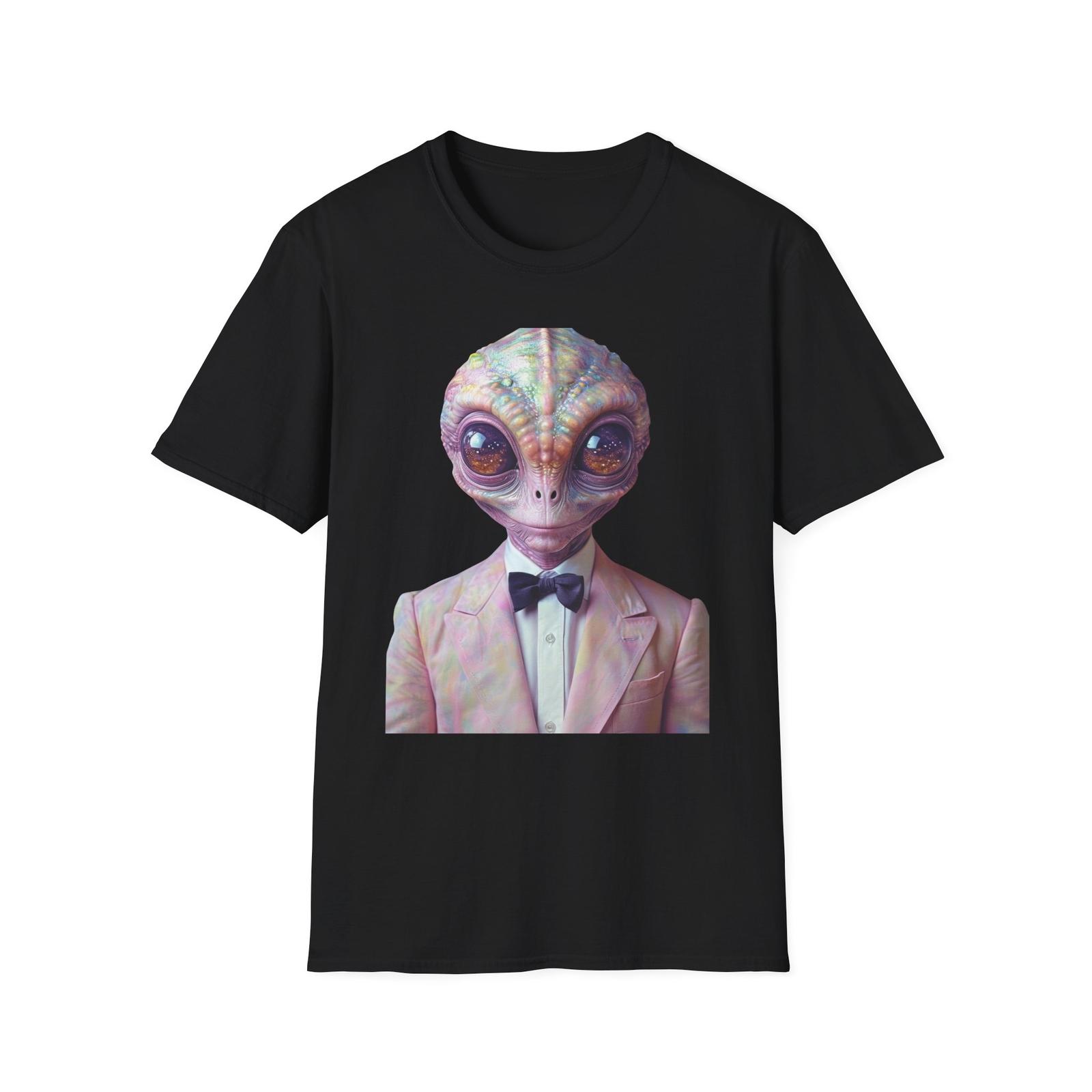 Alien T-Shirt for Unique Individuals Youthful Vibe Weird Gift for Sci-Fi Lovers 3XL