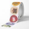 50-500pcs Cute Cartoon Thank You Stickers For Party Gift Decoration Packaging Label Reward Children Stationery Sticker