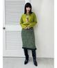Lily Brown Lily Bear Knitted Scarf Pullover LWNT245066 Green Women's