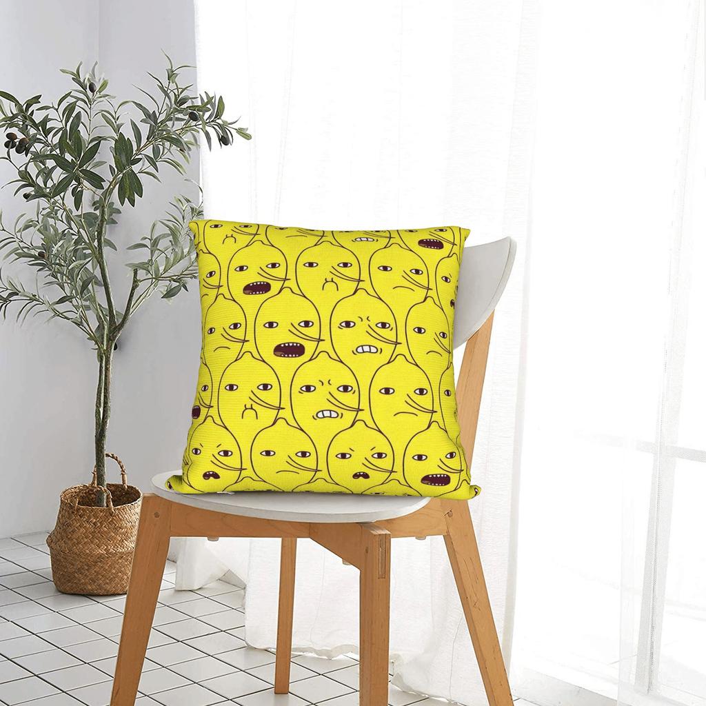 Pillow Cover Lemongrab Unacceptable  Kawaii Pillow Case For Sofa Bedroom Home Decor Pillowcases