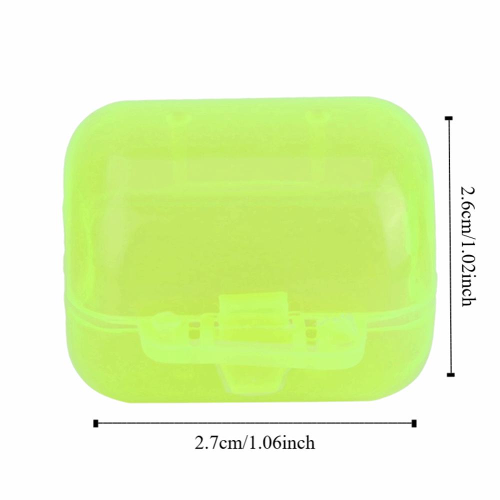 50 Pcs Clamshell Fishing Hook Box Plastic Hook Cover Case Squid Lure Hook Case  Outdoor Fishing