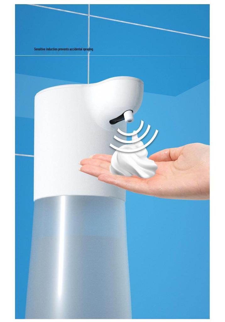 USB Rechargeable Automatic Foaming Soap Dispenser for Kids & Adults, Antibacterial Touchless Handwash Machine