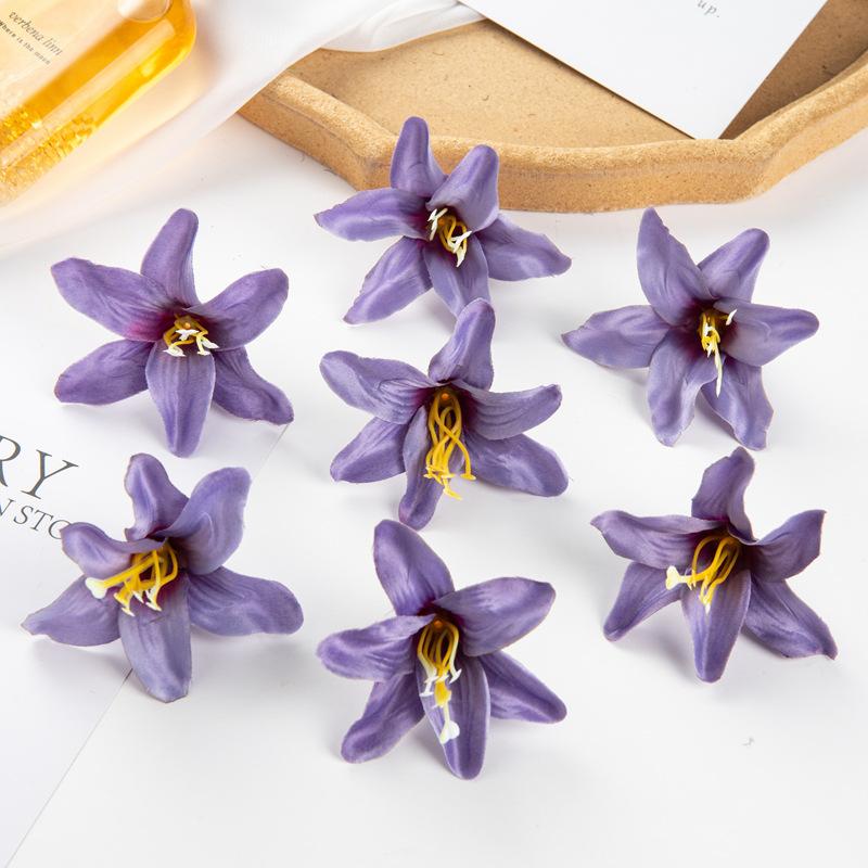 Simulazione Gigli Fiori Finti Oggetto di Scena per Riprese Fiori di Seta Copricapo Accessori per Capelli Materiale Accessori Fatti a Mano Fai da Te Matrimonio Decorazione Casa