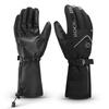 ROCKBROS Electric Heated Gloves for Cold and with Temperature Adjustment from To 4000mAh Touchscreen USB and Unisex for and Outdoor Activities