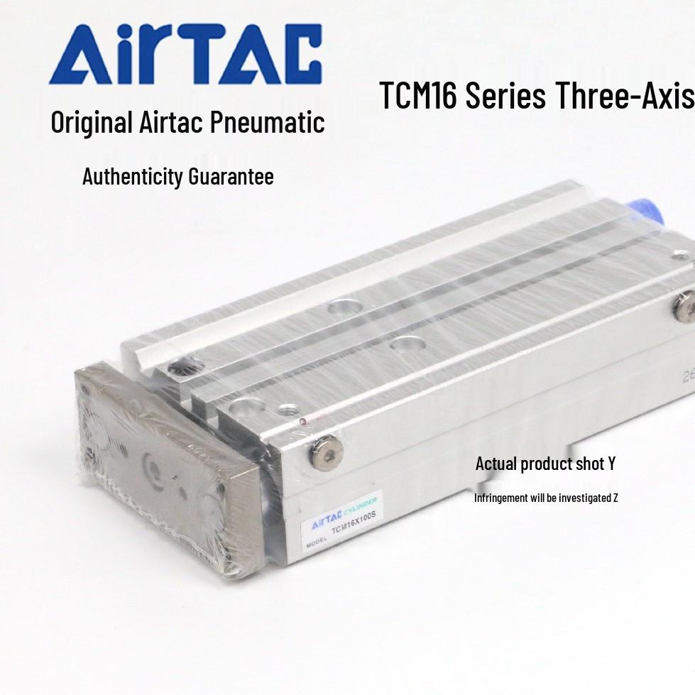 

AirTAC TCM Three-axis Guide Rod Cylinder (16x125/150/200) Cylinder with Guide Rod 16X125
