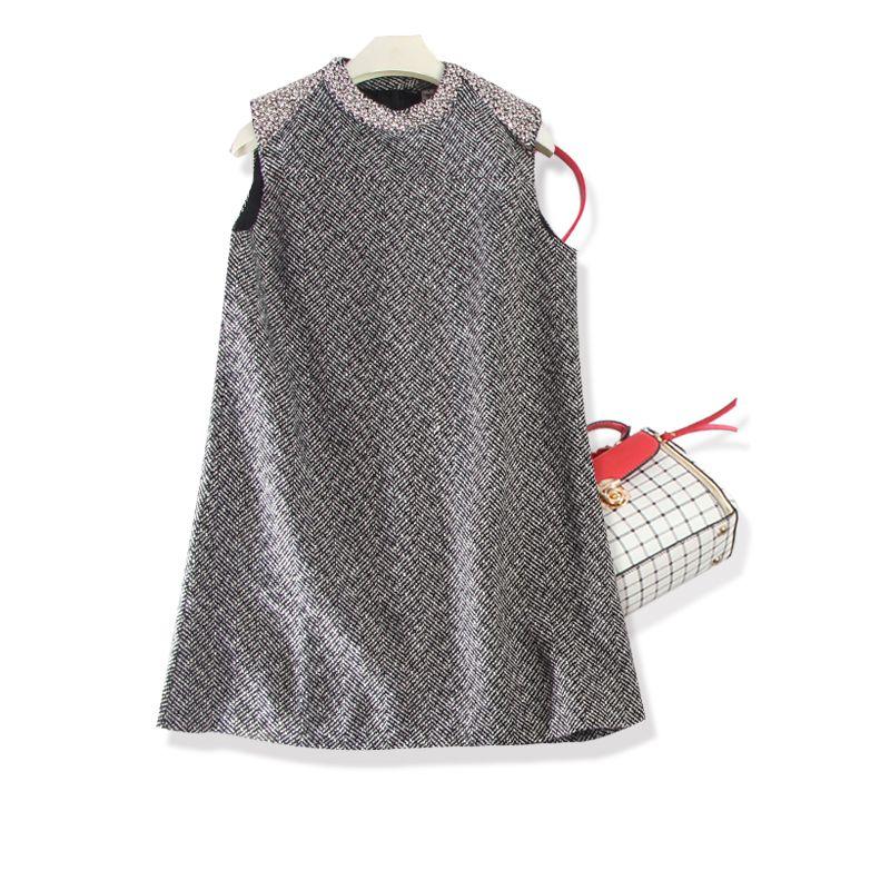 

Qianyuan Style Chu Order Force Elegant Jumper Dress Gray M recommend about 47.50kg