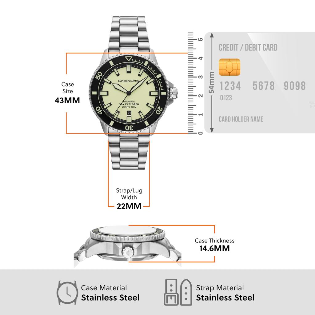 Emporio Armani AR60083 Men's Silver Watch
