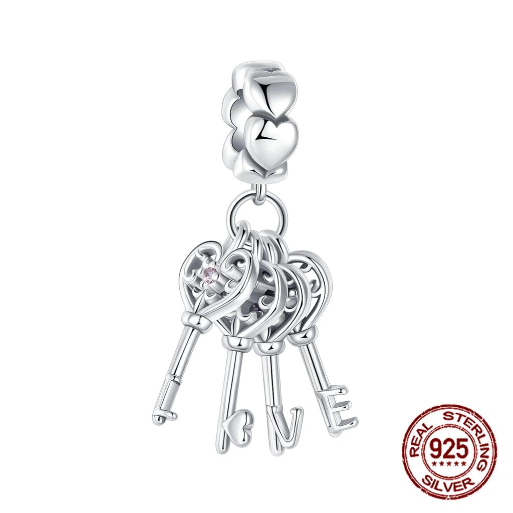 Copper Love Family Tree Cats Dogs Balloon Dangle Beads Fit Original Charms Bracelets Diy Bead Women Jewelry Making