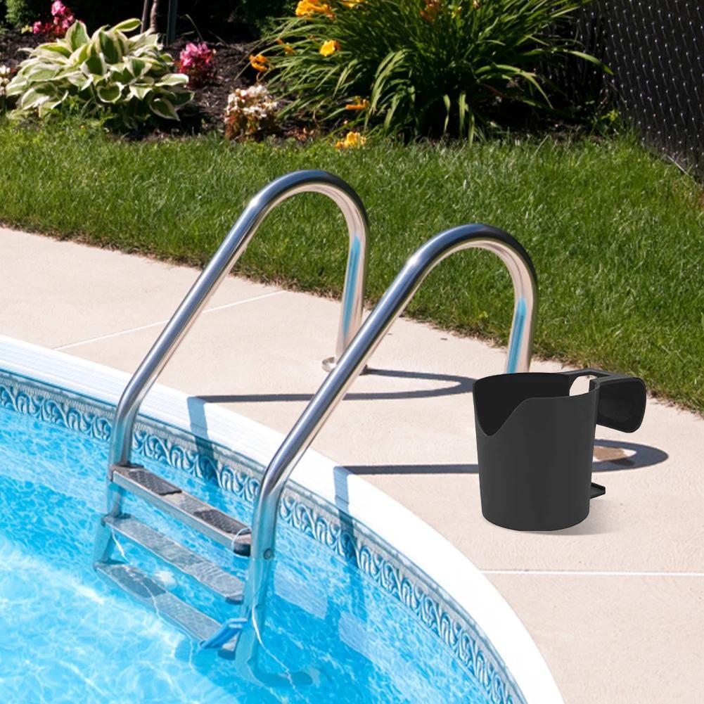 1/2 Stück Pool-Getränkehalter Schwimmbad-Aufbewahrungsregal Ohne Bohren Flaschen-Aufhängegestell Teich-Spa-Pool Getränke-Bierhalter