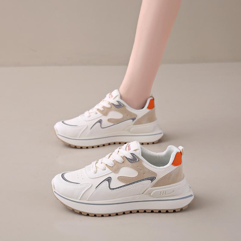 2025 New Women's Shoes Clearance Casual Sports Shoes Soft Sole Non-slip Wear-resistant Dad Shoes Versatile and Lightweight Running Shoes Women
