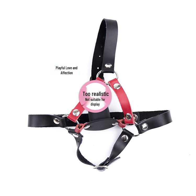 SM Female Slave Training Toy: Forced Mouth Gag for Couples, Flirting & Restraint