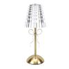Table Lamp Cordless Rechargeable Vintage Desk Lamp with Bow for Bedroom Living Room Dining Room