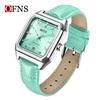 New Fashionable Classic Women's Quartz Watch Night Light Waterproof Square Calendar Business Quartz Women's Watch